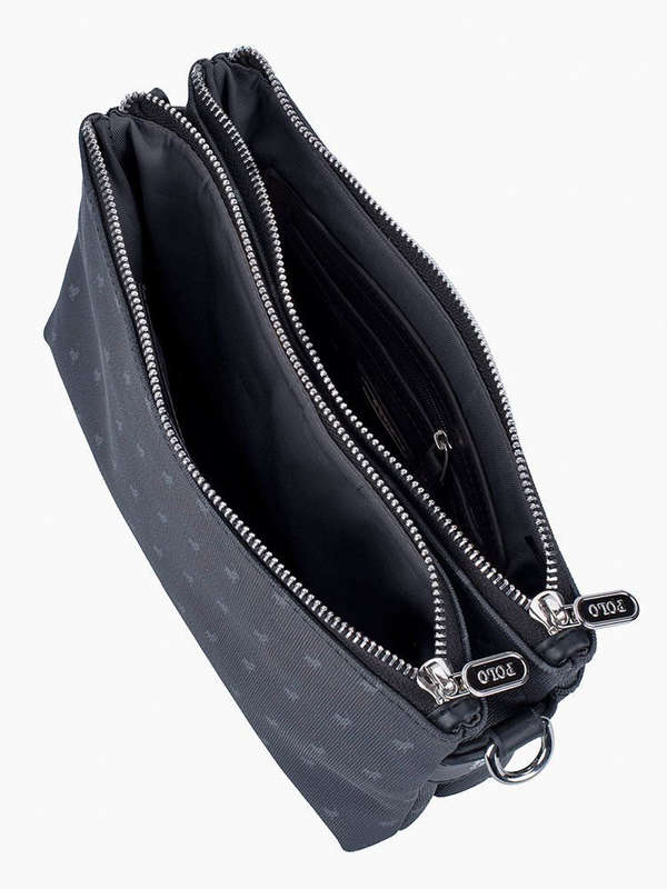 Polo Signature Lifestyle Double Compartment Sling | Black