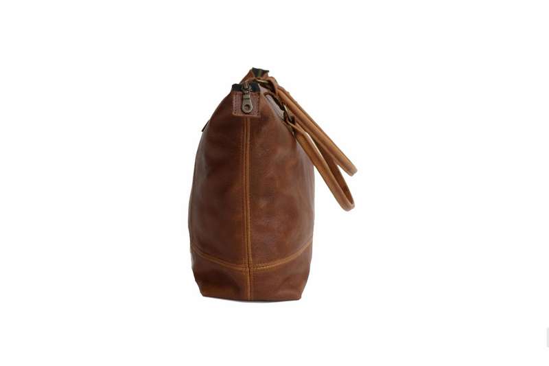 Tan Leather Goods - Daisy Leather Handbag | Pecan