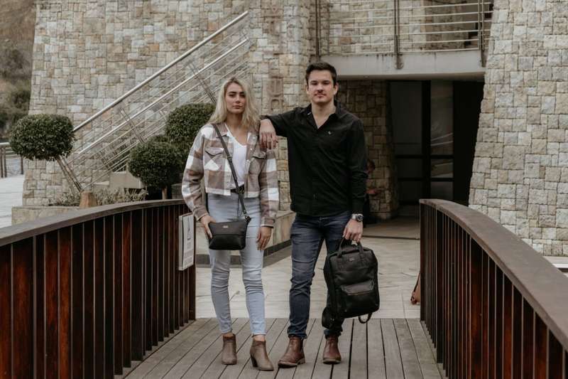 Tan Leather Goods - Mila Sling Bag | Black