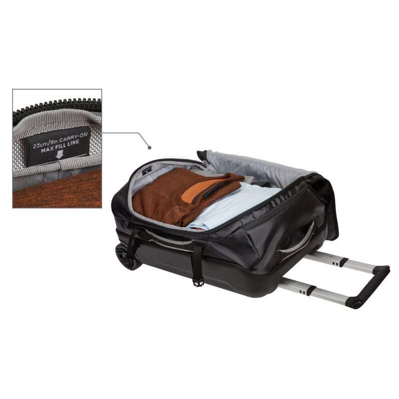 Thule Chasm Wheeled Carry On 40L Duffel | Black