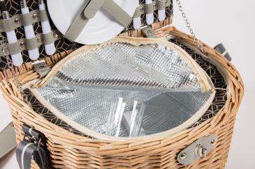 Yuppie Gift Baskets Moonlight Picnic Basket (2 Persons)