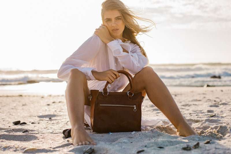 Zemp Bastille Grab and Go Handbag | Waxy Brown