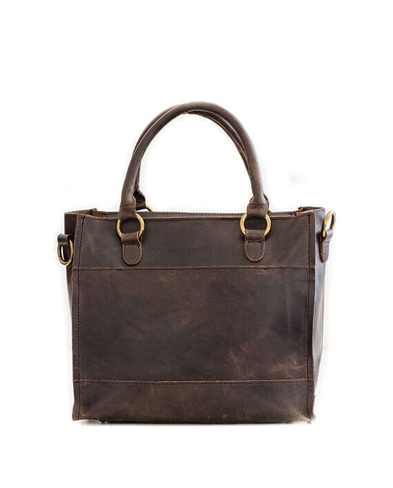 Zemp Bastille Grab and Go Handbag | Waxy Brown