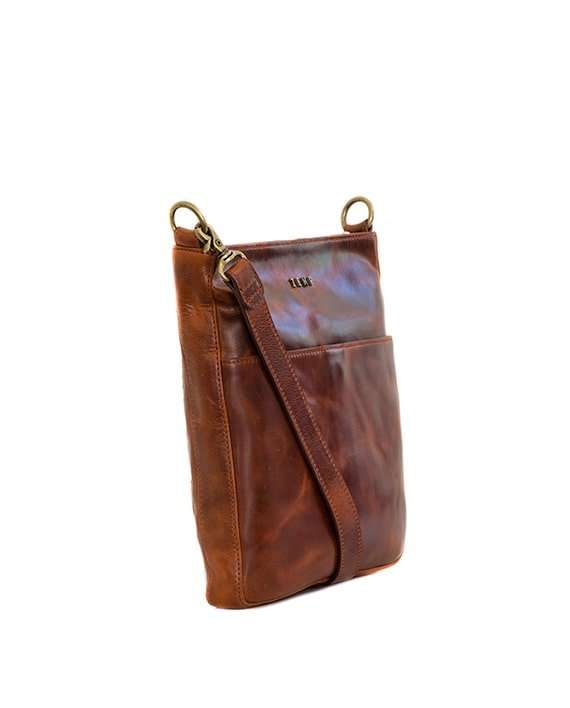 Zemp Boston Cross Body Bag | Chestnut