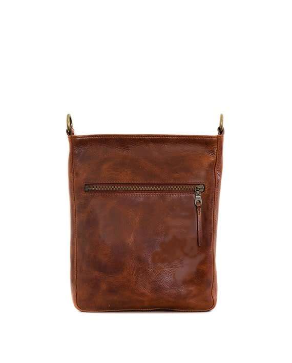 Zemp Boston Cross Body Bag | Chestnut