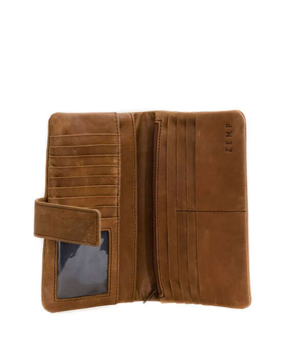 Zemp Carlene 15 CC Wallet | Waxy Tan