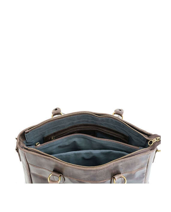 Zemp Casablanca 13 Tote | Waxy Brown