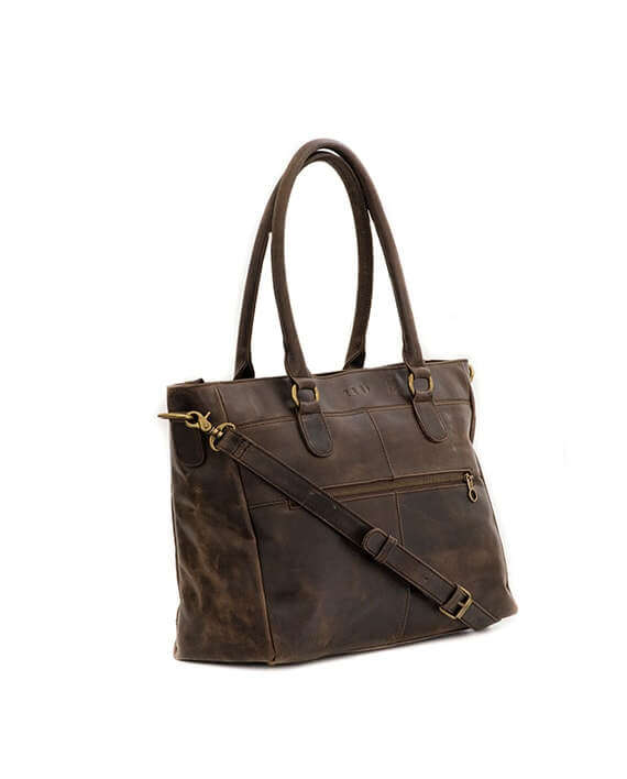 Zemp Casablanca 13 Tote | Waxy Brown