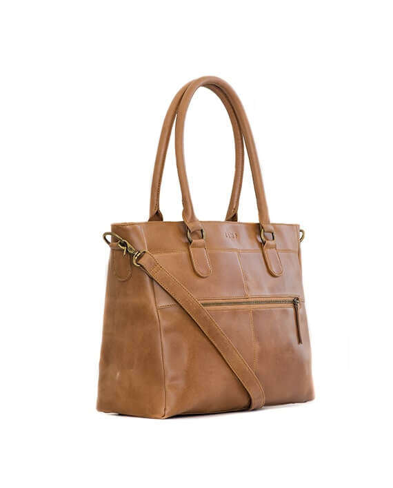 Zemp Casablanca 13 Tote | Waxy Tan