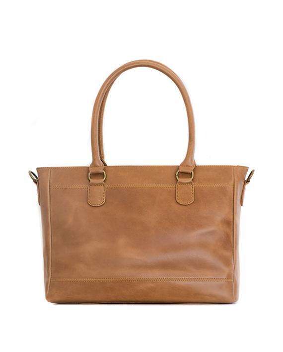 Zemp Casablanca 15 Tote | Waxy Tan