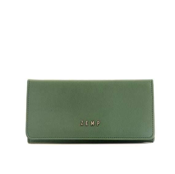 Zemp Claire 10 CC Wallet-Purse | Forest Green