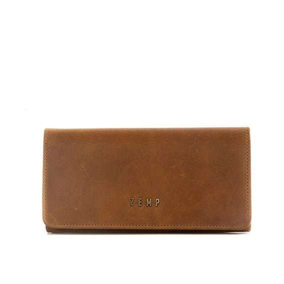 Zemp Claire 10 CC Wallet-Purse | Waxy Tan