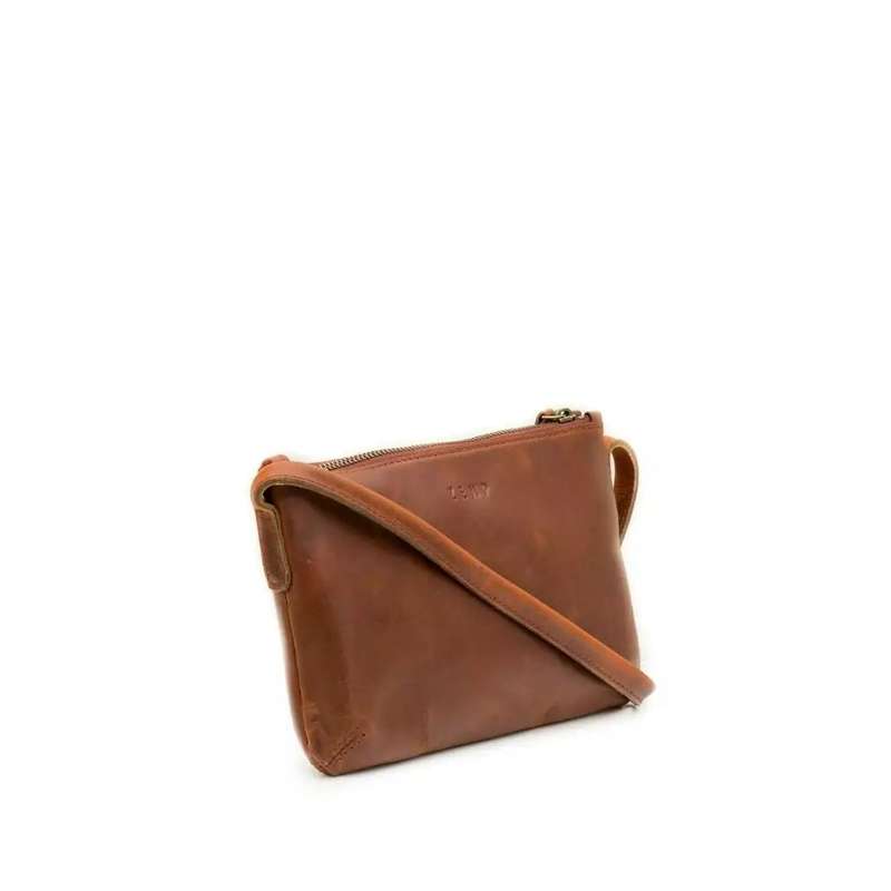 Zemp Harlem Sling Cross Body Bag | Chestnut