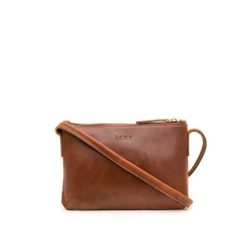 Zemp Harlem Sling Cross Body Bag | Chestnut