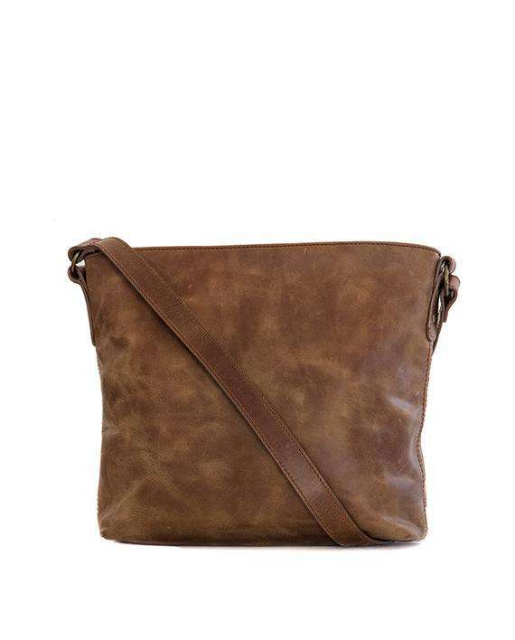 Zemp Orlando Cross Body Bag | Waxy Tan