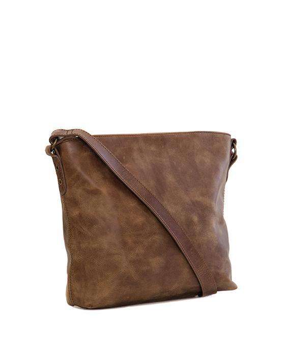 Zemp Orlando Cross Body Bag | Waxy Tan