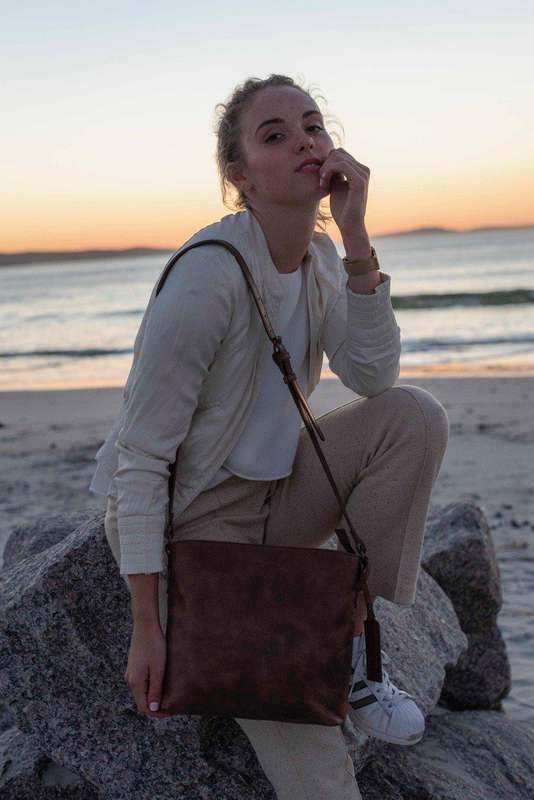 Zemp Orlando Cross Body Bag | Waxy Tan