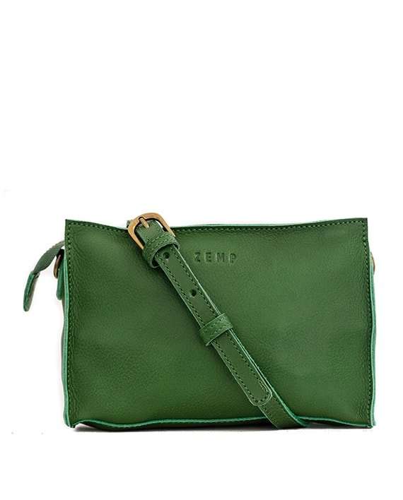 Zemp Palau Crossbody Bag | Forest Green