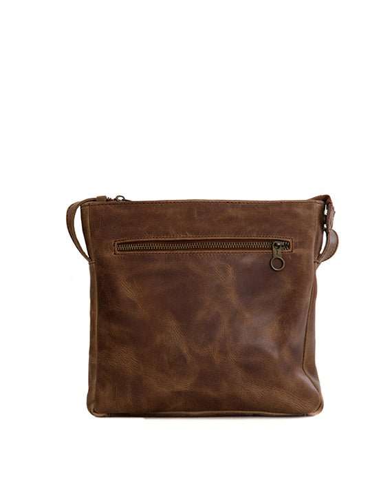 Zemp Pissa Cross Body Bag | Waxy tan
