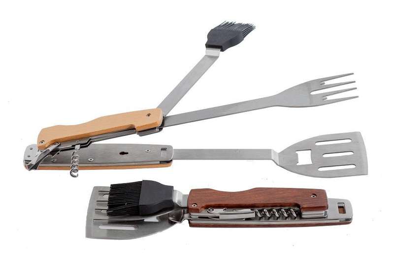 Yuppie Gift Baskets Braai Gadget Multi-tool In Suede bag