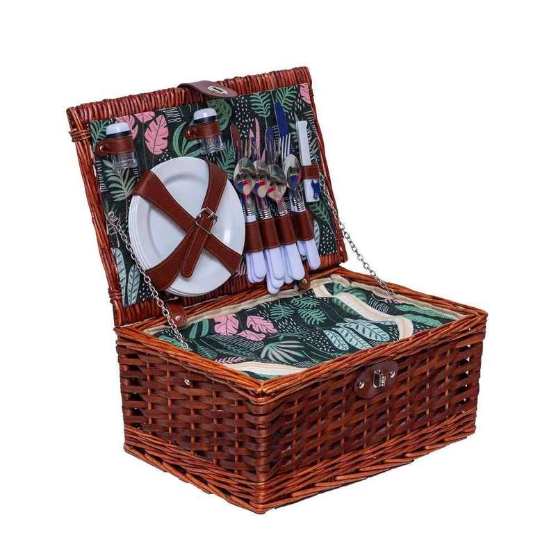 Yuppie Gift Baskets Blossom Picnic Basket (4 Persons)