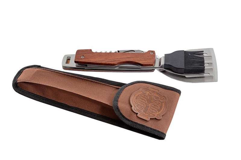 Yuppie Gift Baskets Braai Gadget Multi-tool In Suede bag