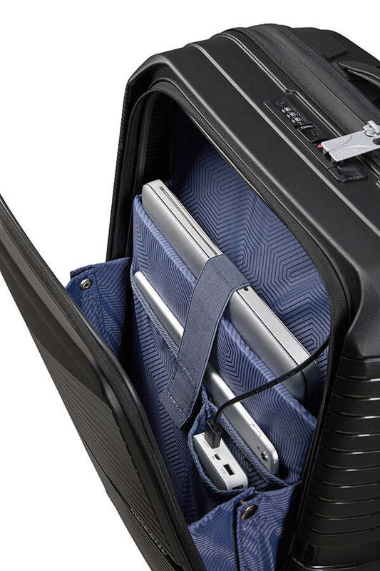 American Tourister Airconic 55cm Cabin Spinner | Onyx Black