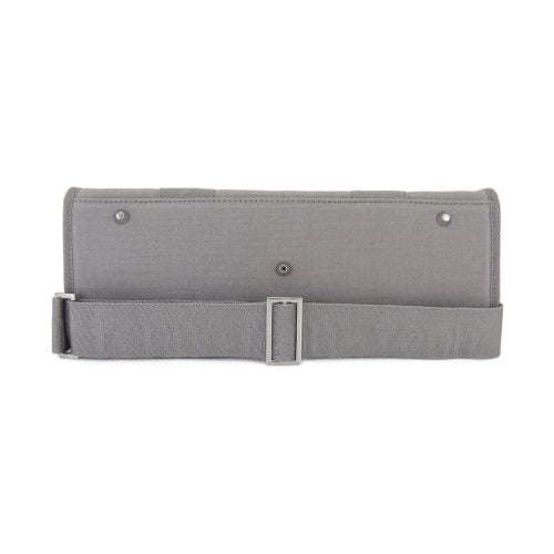 Fenn Petite Canvas  Grey  Silver Zip  Grey Strap