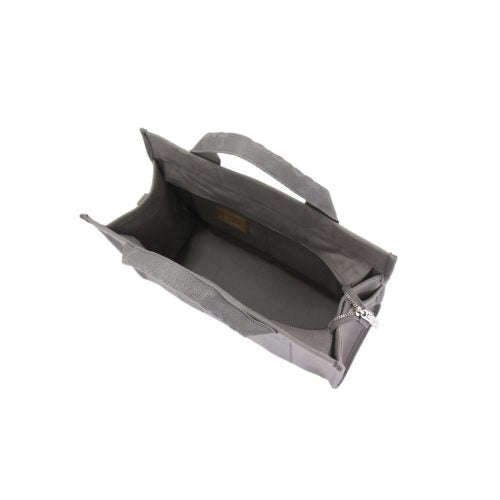 Fenn Petite Canvas  Grey  Silver Zip  Grey Strap