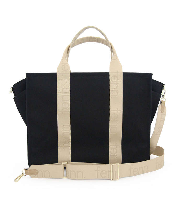 Fenn Maxi Canvas  Black Toffee  Toffee Canvas Strap