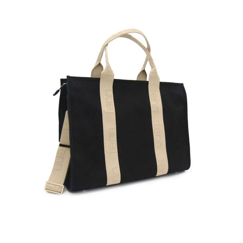Fenn Maxi Canvas  Black Toffee  Toffee Canvas Strap