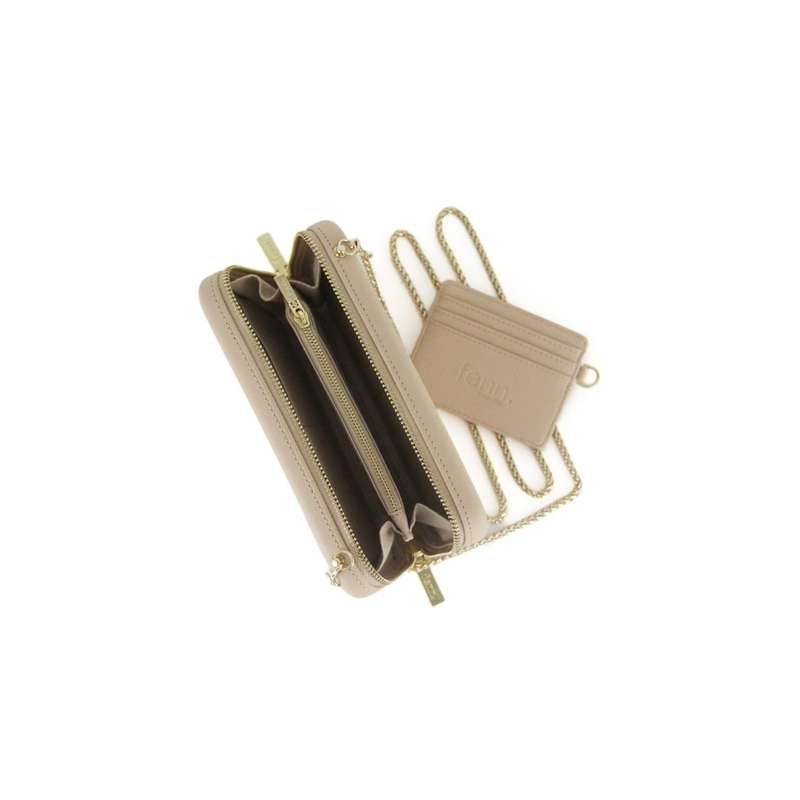 Fenn Wallets  Sand  Gold Chain