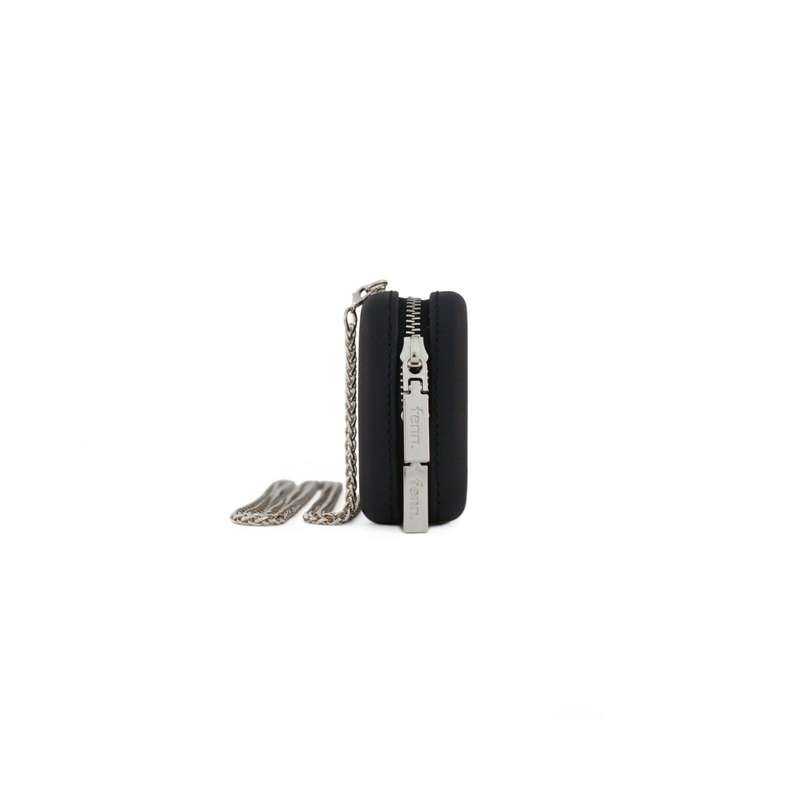 Fenn Wallets  Black  Silver Handle