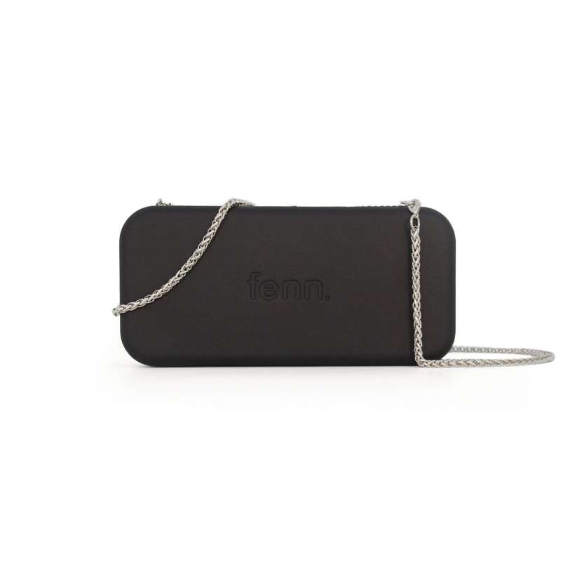 Fenn Wallets  Black  Silver Handle