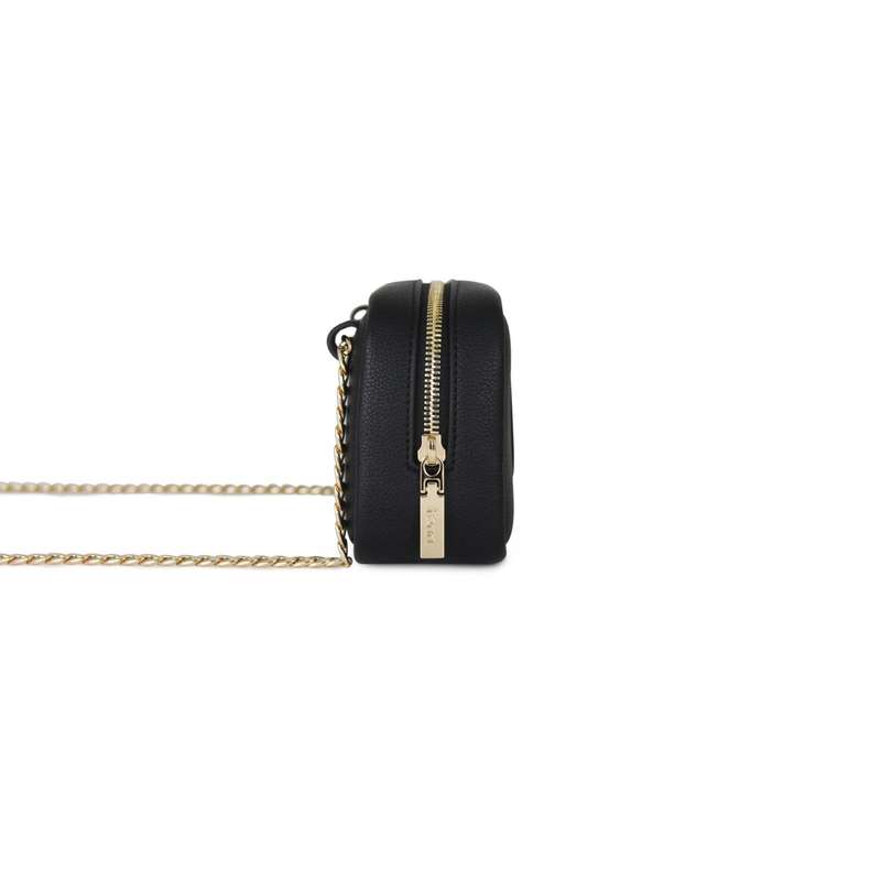 Fenn Pouch  Black  Gold Chain