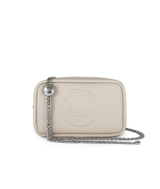 Fenn Pouch  Oatmeal  Silver Chain