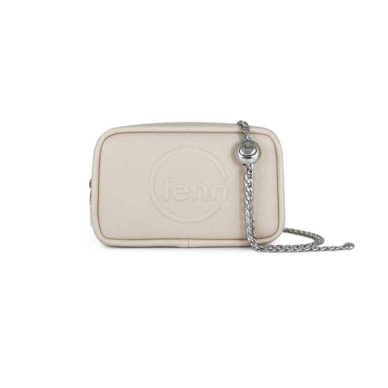 Fenn Pouch  Oatmeal  Silver Chain