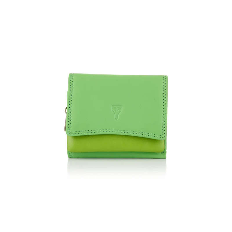 Tuscany Bianca  Compact Ladies Purse, Evergreen Mist