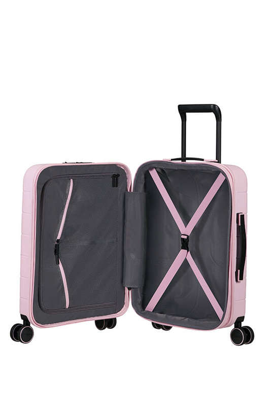 American Tourister Novastream Spinner Expandable 55cm Soft Pink