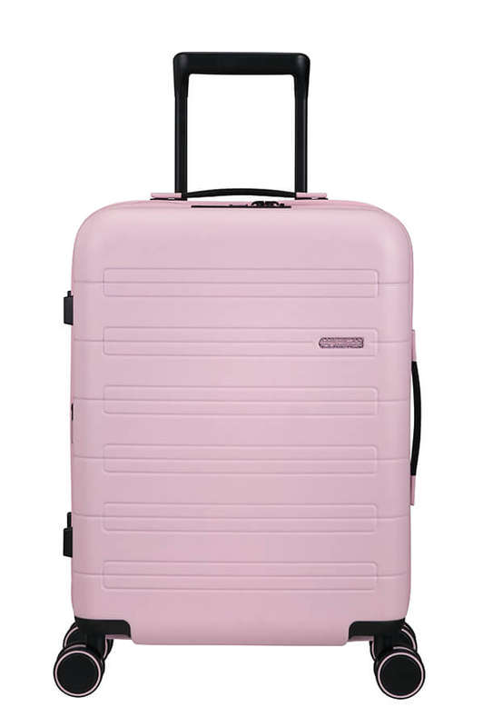 American Tourister Novastream Spinner Expandable 55cm Soft Pink
