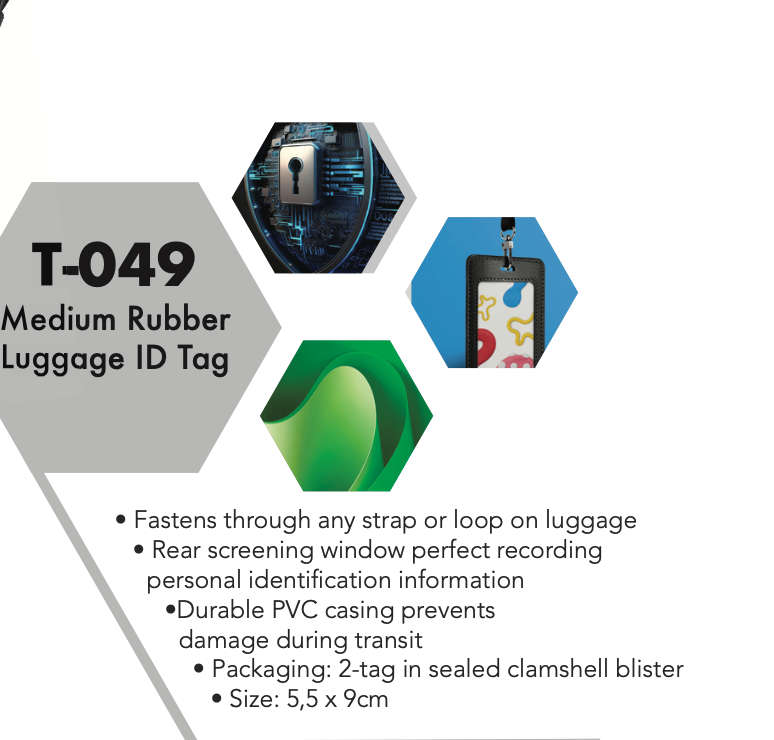 Medium Luggage Tags 2 pack