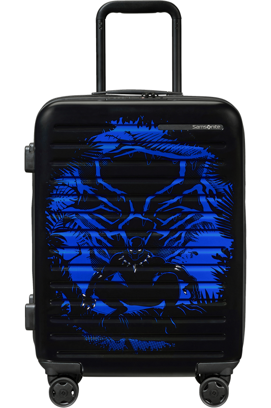 Samsonite Stacked Disney Spinner expandable (4 wheels) 55cm Black Panther