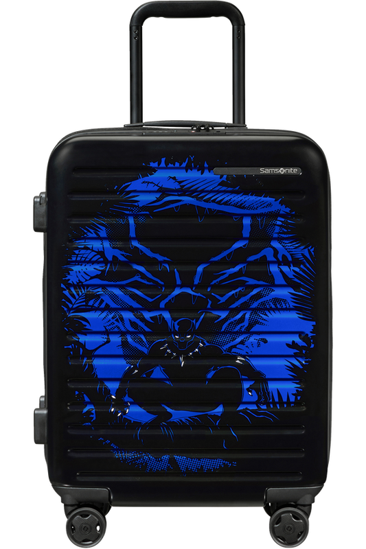 Samsonite Stacked Disney Spinner expandable (4 wheels) 55cm Black Panther