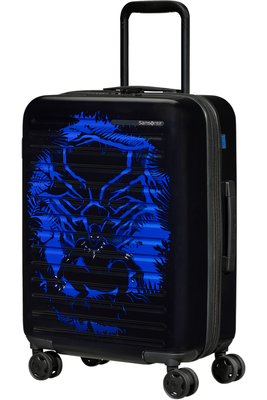 Samsonite Stacked Disney Spinner expandable (4 wheels) 55cm Black Panther