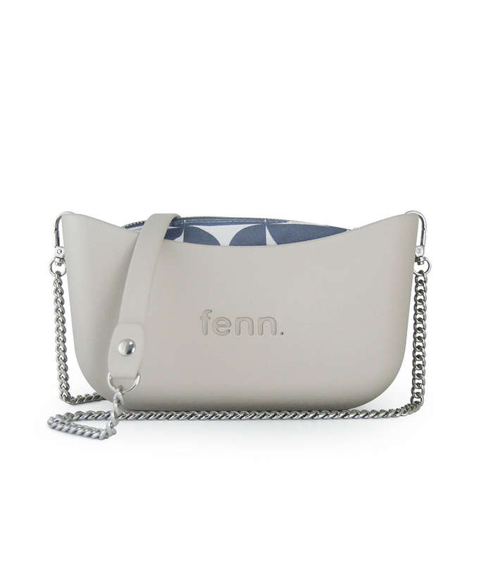 Fenn Classic Collection  Mushroom  Pattern Inner  Silver Zip  Mushroom/ Silver Chain