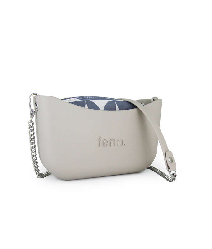 Fenn Classic Collection  Mushroom  Pattern Inner  Silver Zip  Mushroom/ Silver Chain