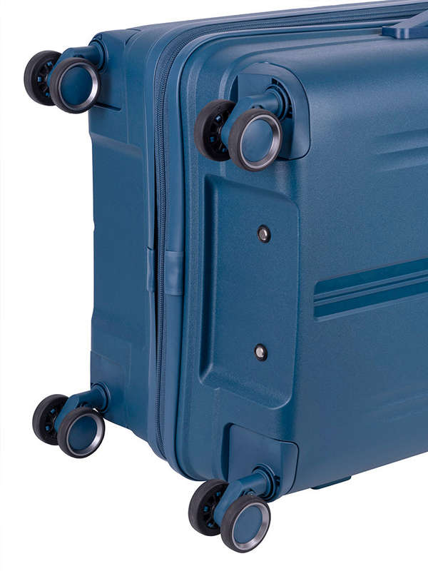 Cellini Xpedition Medium 4 Wheel Trolley Trunk Navy