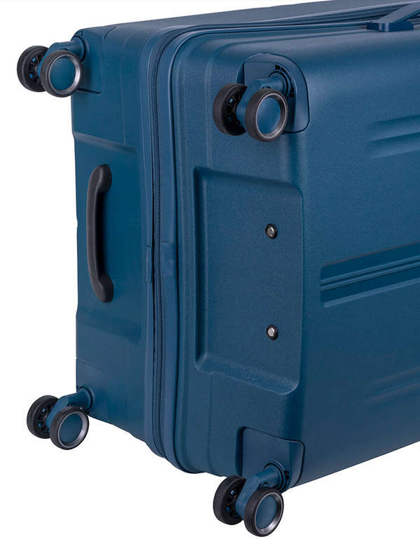 Cellini Xpedition Large Volume 4 Wheel Trolley Trunk Navy