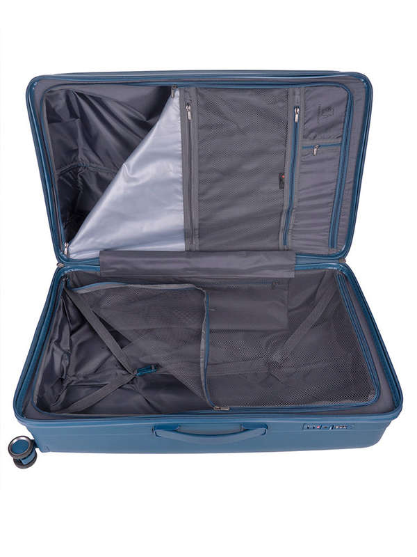 Cellini Xpedition Large Volume 4 Wheel Trolley Trunk Navy