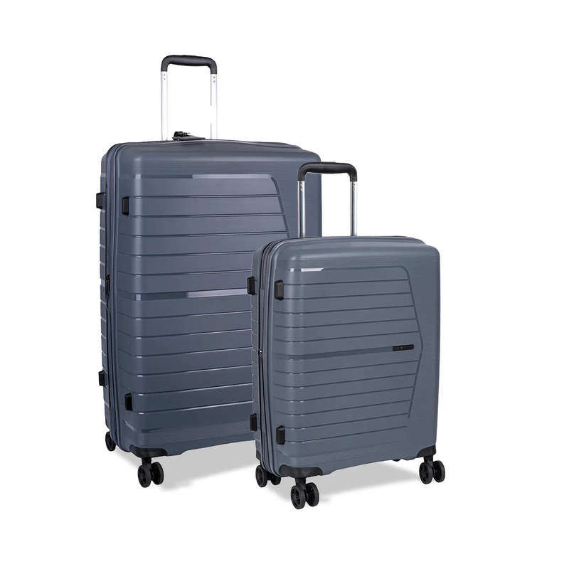 Cellini  Starlite 2 piece Large Luggage Travel Sets  Grey